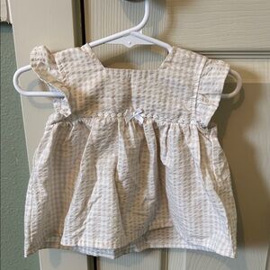 French Connection Kids Cream Checkered Set